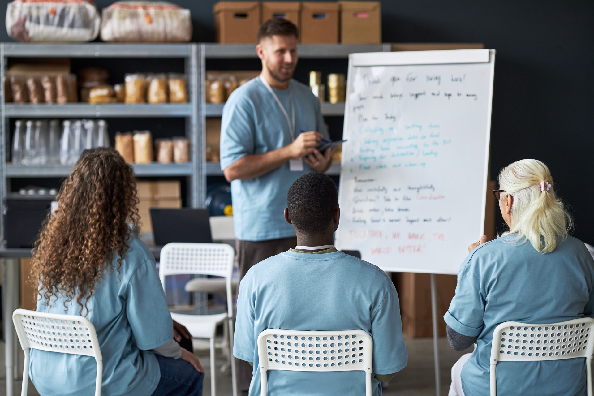 Teaching Business Strategies During Workshop Session